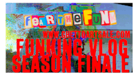 a poster with the words'funny vlog season finale'