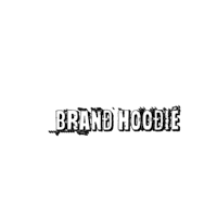 brand hoodie logo on a black background